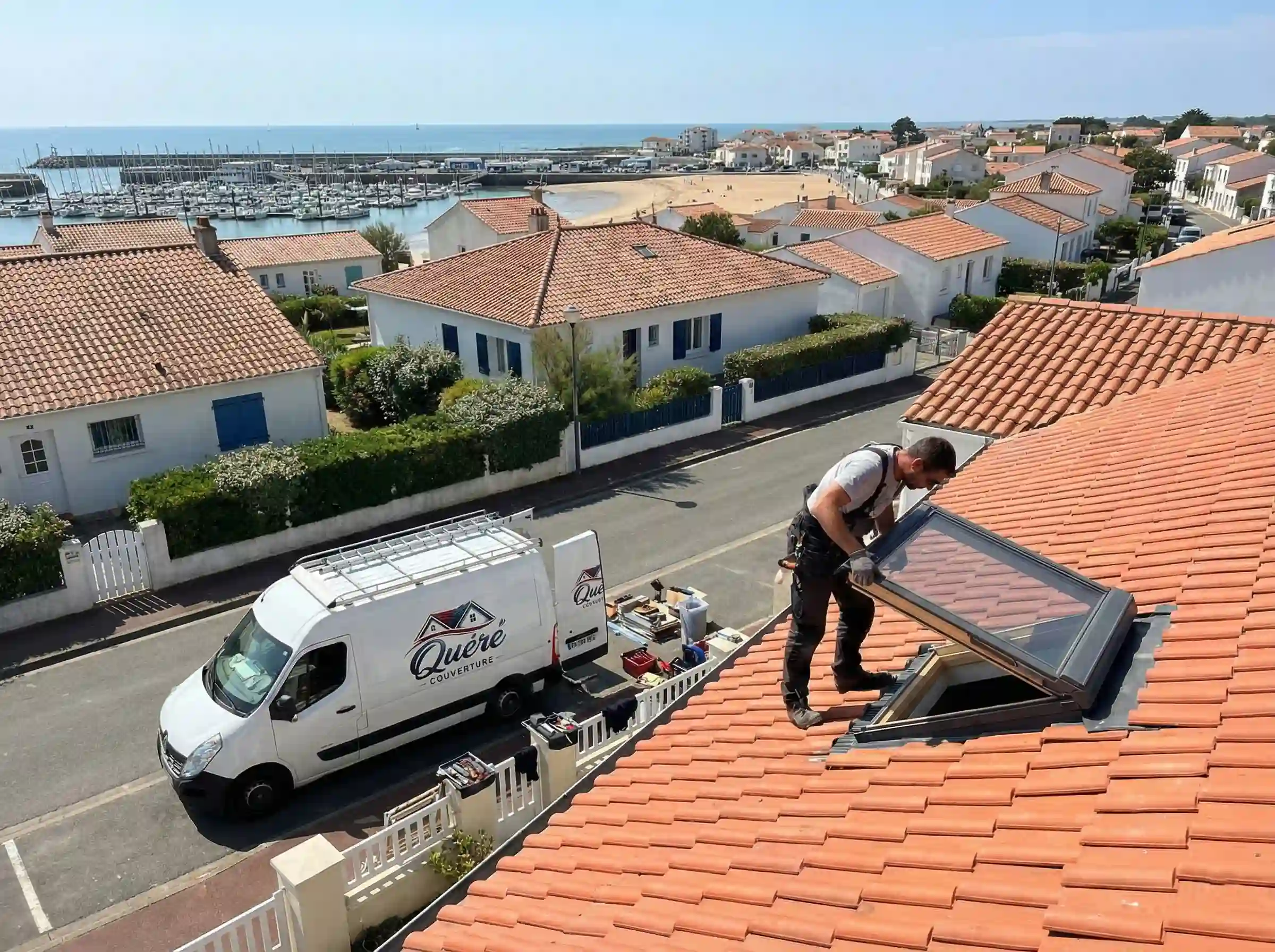 pose velux 85800 quere couverture